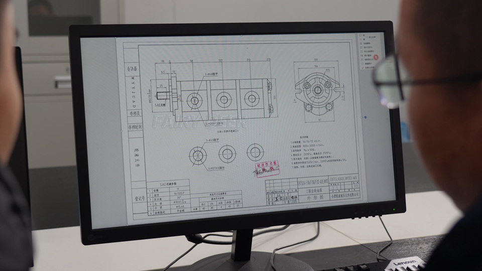 hydraulic gear pump design